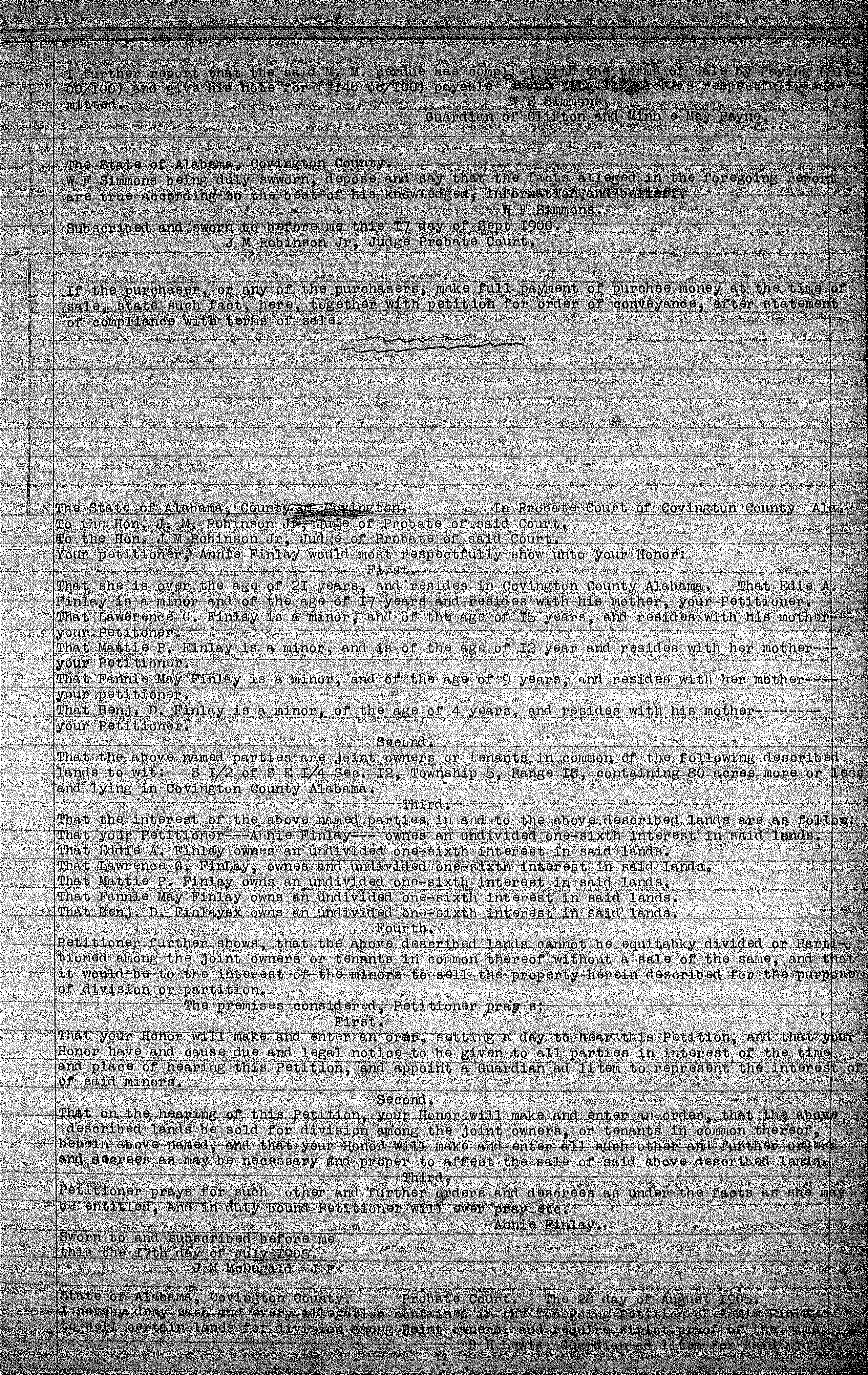 Tracking Your Roots Covington Co, AL Deed Record Vol B